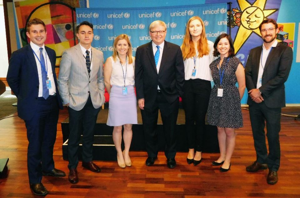 Stephanie Thomson, an actuarial sciences student at Macquarie University, recently returned from presenting her research at the UN Economic and Social Council High-Level Political Forum on Sustainable Development in New York. She joined three other young Australians who made up the Global Voices UN ECOSOC Australian Youth Delegation.
