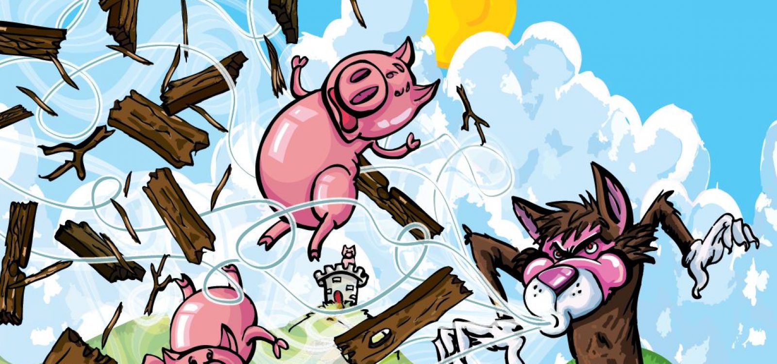 Three Little Pigs lesson in Disaster Resilience