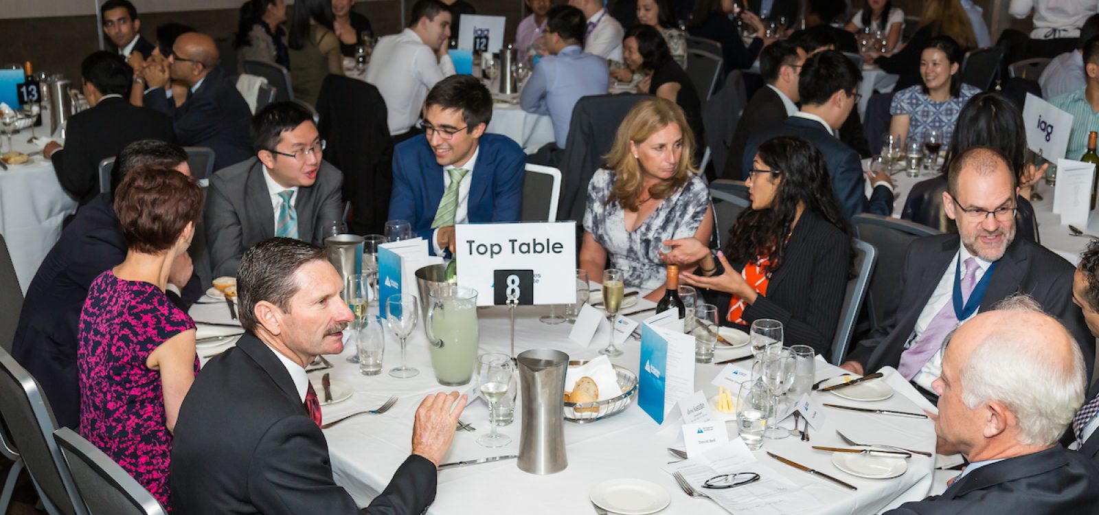 2016 Actuary of the Year Sarah Johnson celebrates with new Associates and Fellows at the Sydney Celebration and Networking Dinner