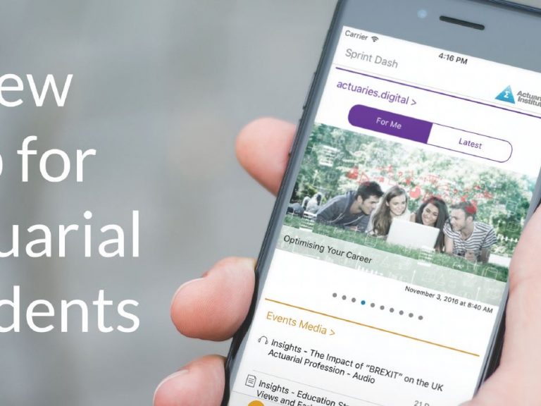 Thumbnail for Actuarial Students Sprint Ahead with new Student App